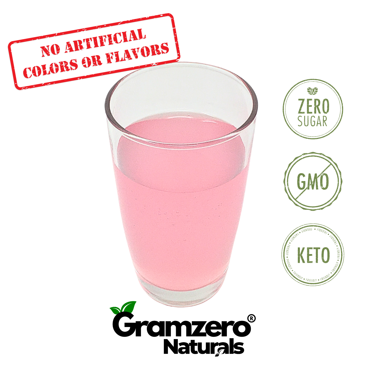 PINK LEMONADE ALL NATURAL Sugar Free Drink Mix Stevia Sweetened 4.5oz