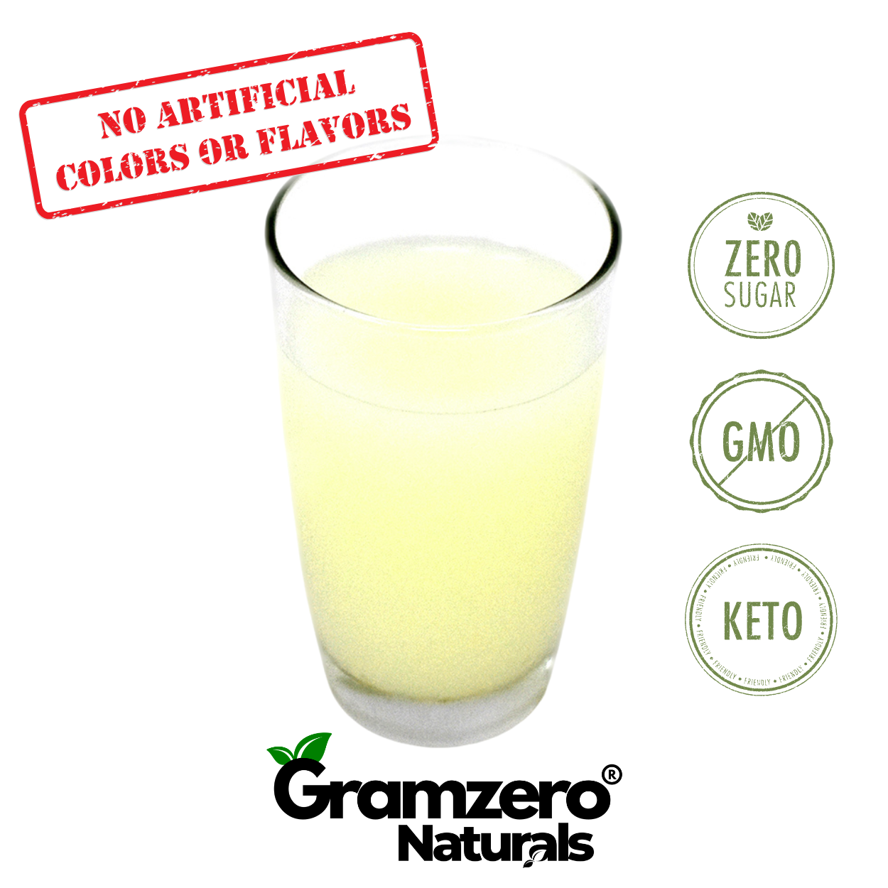 LEMONADE ALL NATURAL Sugar Free Drink Mix Stevia Sweetened 4.5oz